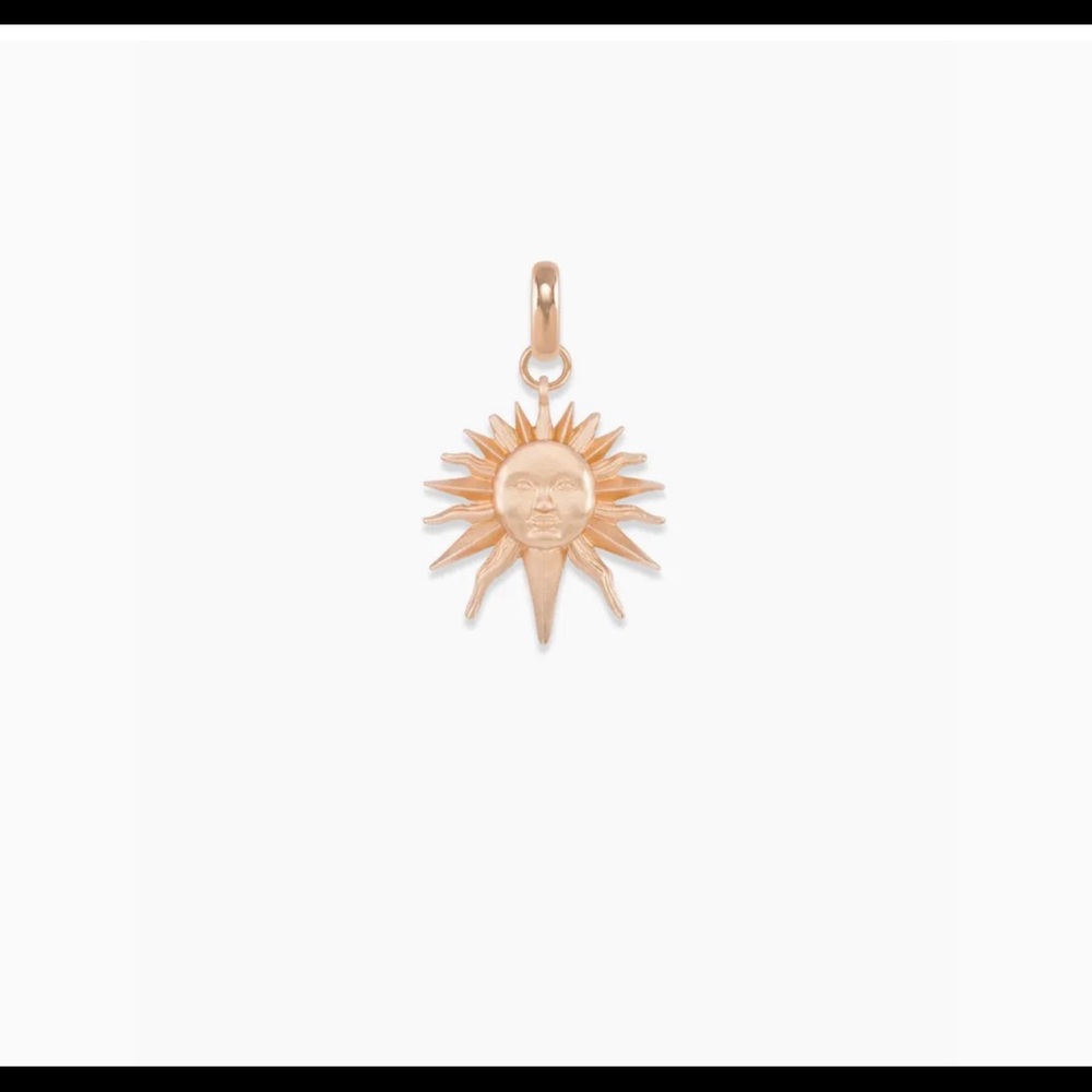 Kendra Scott Rode Gold Sun Charm NIB